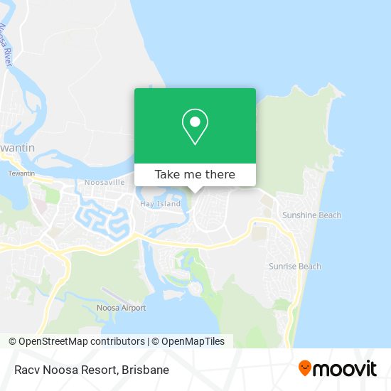 Racv Noosa Resort map