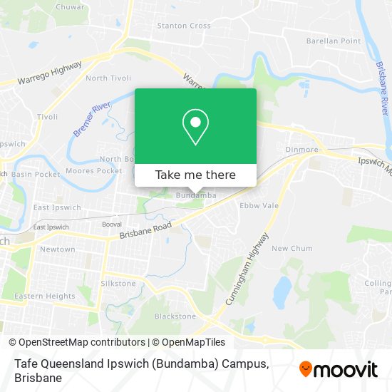 Tafe Queensland Ipswich (Bundamba) Campus map