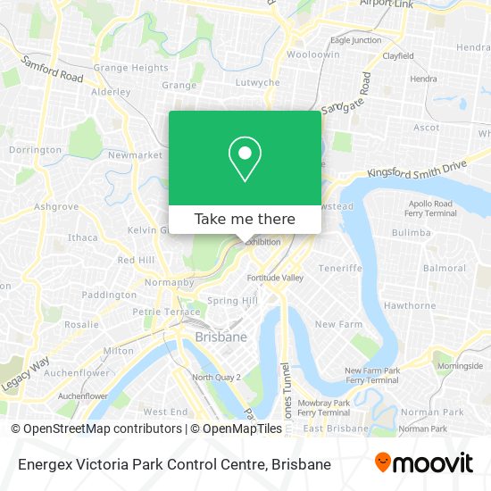 Energex Victoria Park Control Centre map