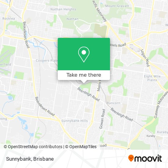 Mapa Sunnybank