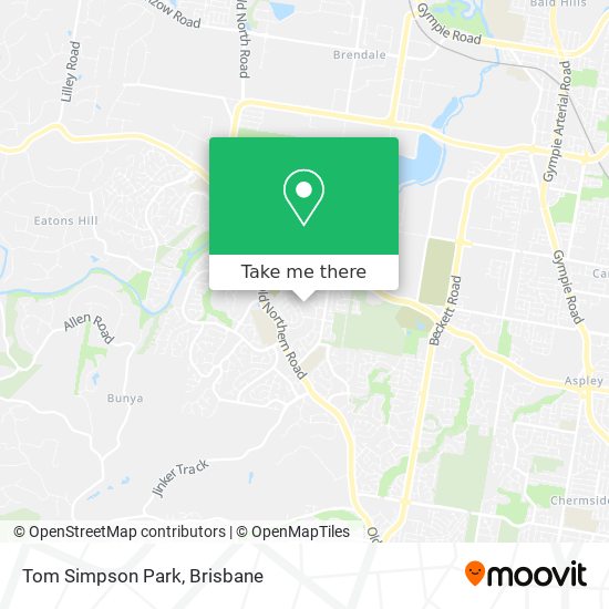 Tom Simpson Park map
