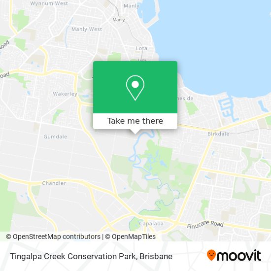 Tingalpa Creek Conservation Park map