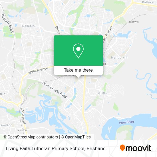 Living Faith Lutheran Primary School map