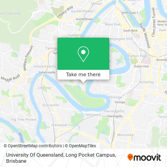 University Of Queensland, Long Pocket Campus map