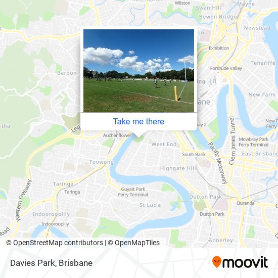 Mapa Davies Park