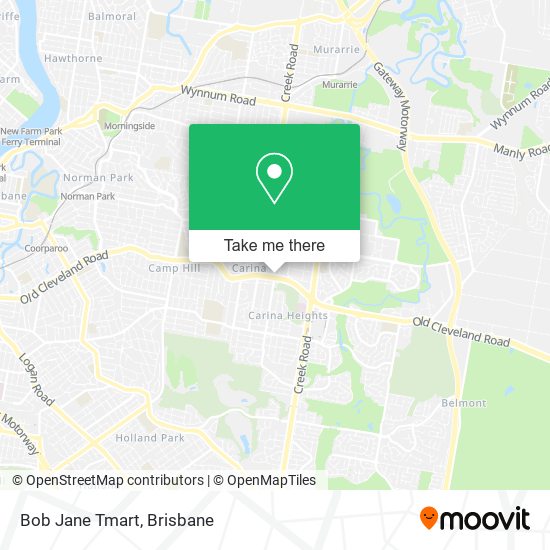 Bob Jane Tmart map