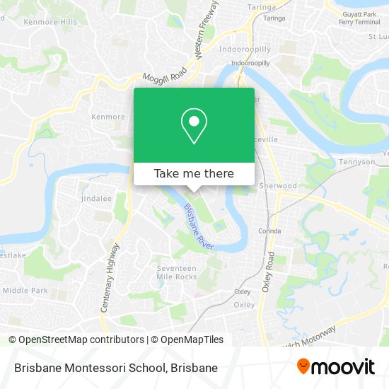 Brisbane Montessori School map