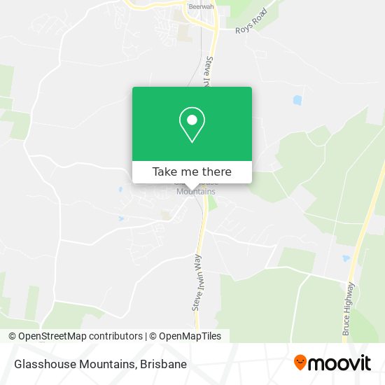 Glasshouse Mountains map