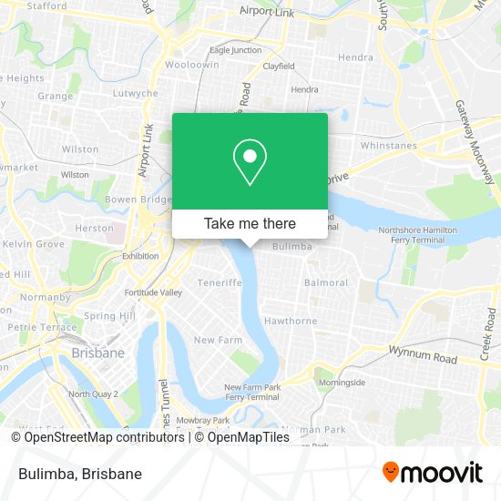 Mapa Bulimba