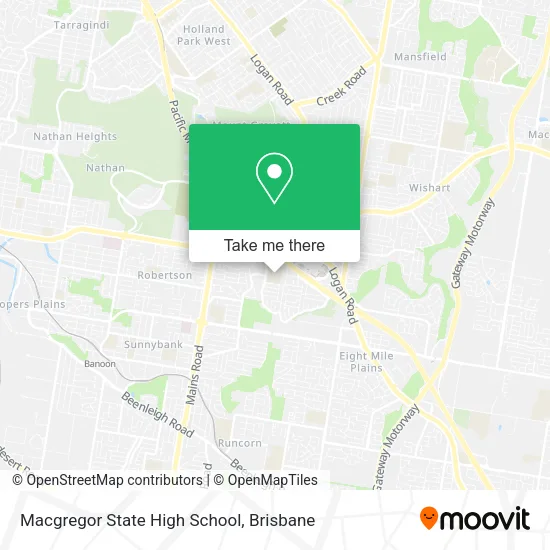 Macgregor State High School map