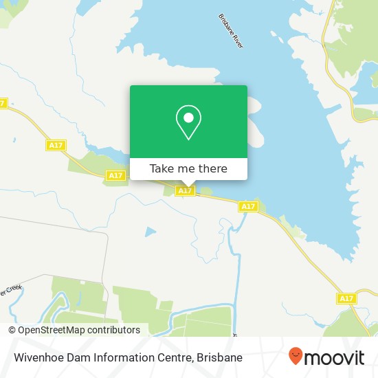 Wivenhoe Dam Information Centre map