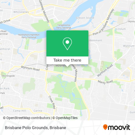 Mapa Brisbane Polo Grounds
