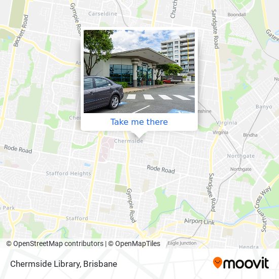 Chermside Library map