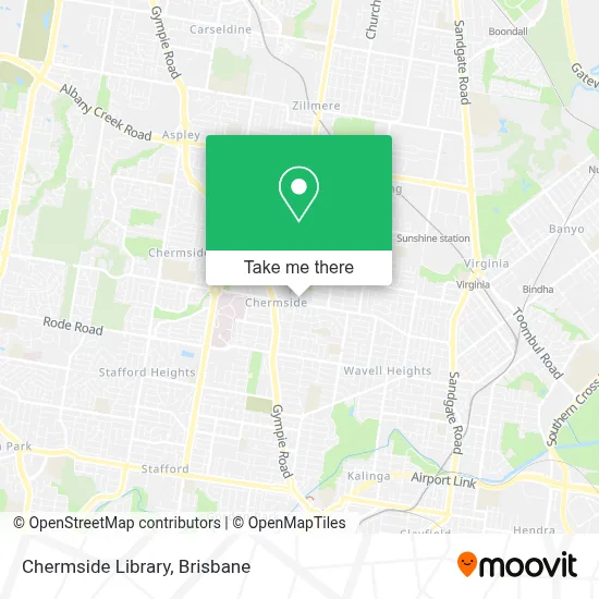 Chermside Library map