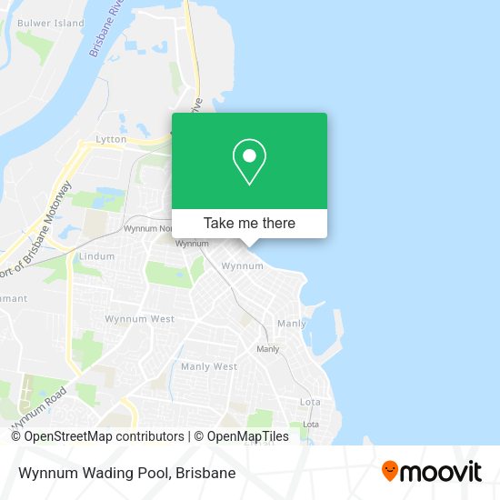 Wynnum Wading Pool map
