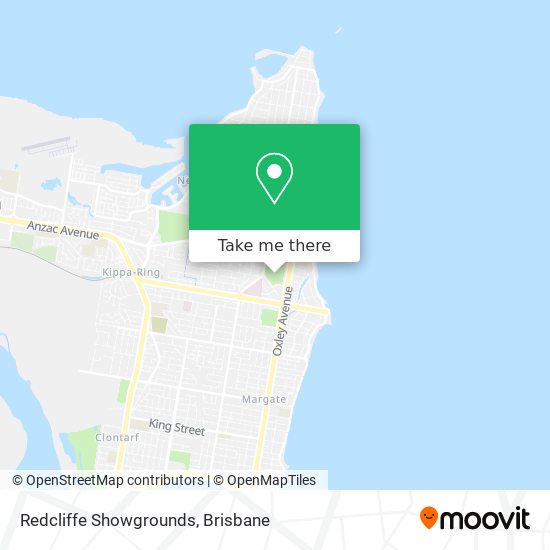 Redcliffe Showgrounds map