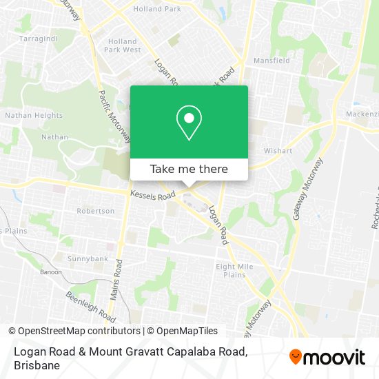 Logan Road & Mount Gravatt Capalaba Road map