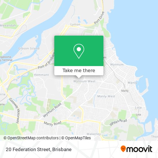 20 Federation Street map