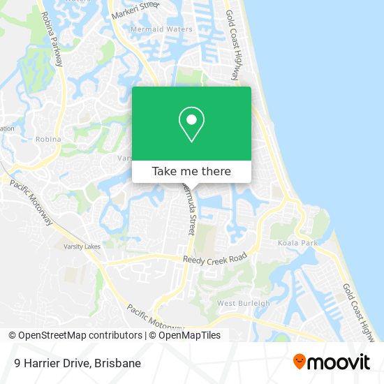 9 Harrier Drive map
