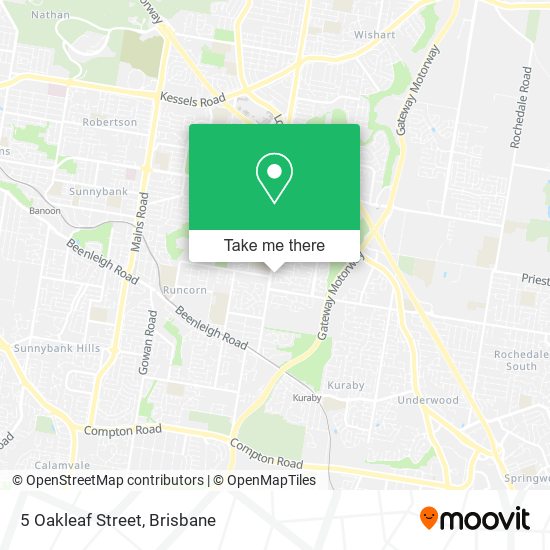 5 Oakleaf Street map