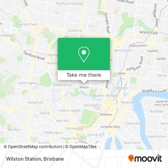 Wilston Station map