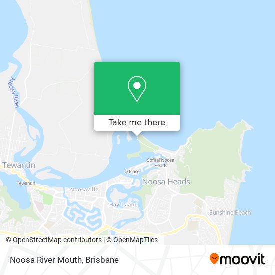 Noosa River Mouth map