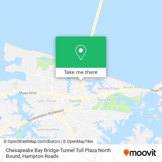 How To Get To Chesapeake Bay Bridge Tunnel Toll Plaza North Bound In Virginia Beach By Bus Or Train