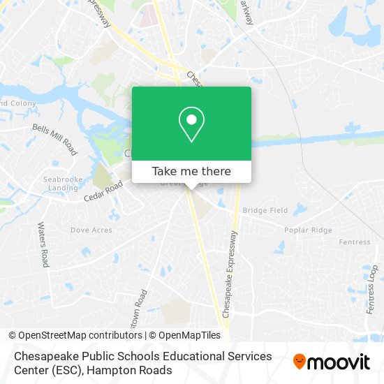 How to get to Chesapeake Public Schools Educational Services Center