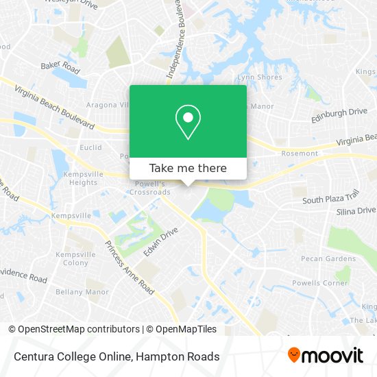 How to get to Centura College Online in Virginia Beach by Bus or ...