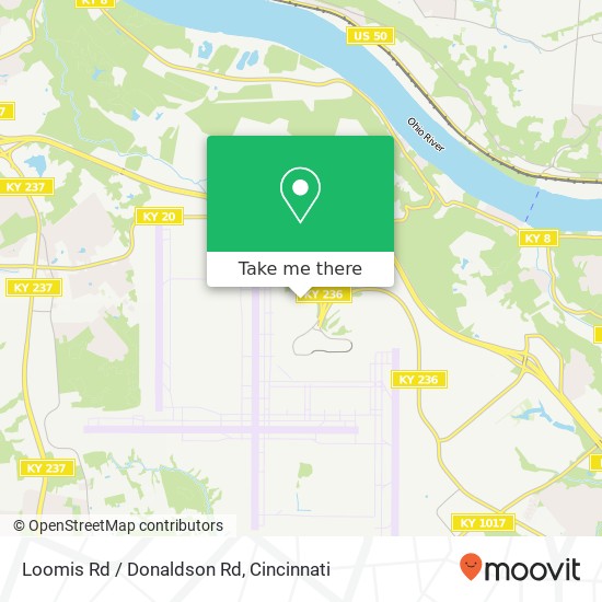Mapa de Loomis Rd / Donaldson Rd