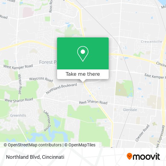 Mapa de Northland Blvd