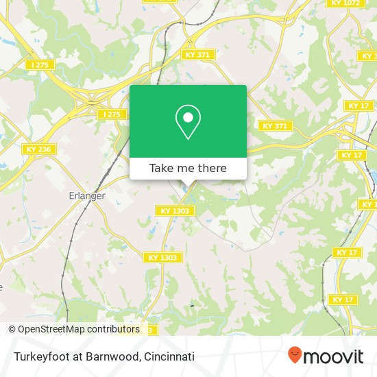 Mapa de Turkeyfoot at Barnwood