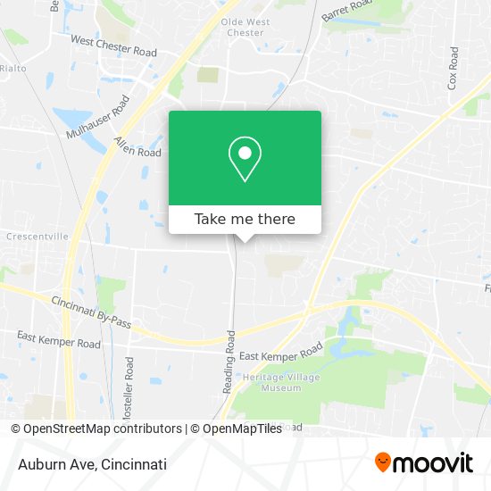 Mapa de Auburn Ave