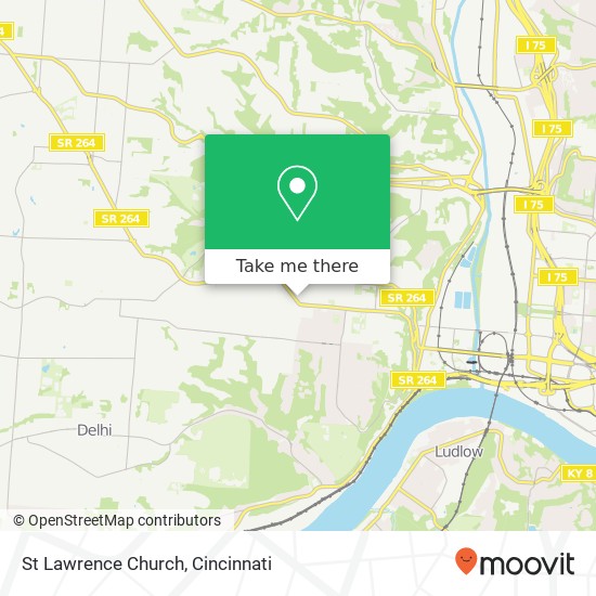 St Lawrence Church map