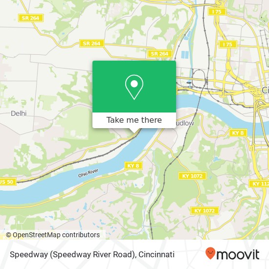 Mapa de Speedway (Speedway River Road)