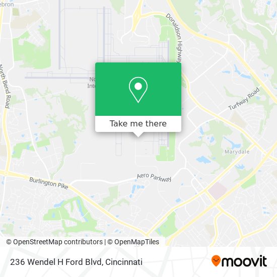 Mapa de 236 Wendel H Ford Blvd