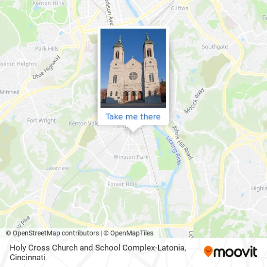 Mapa de Holy Cross Church and School Complex-Latonia
