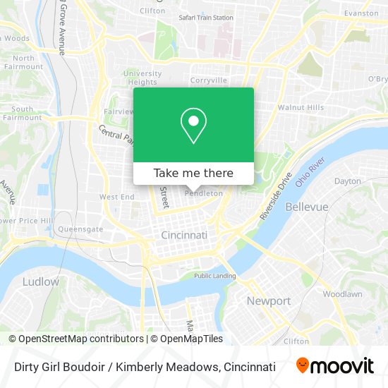 Mapa de Dirty Girl Boudoir / Kimberly Meadows