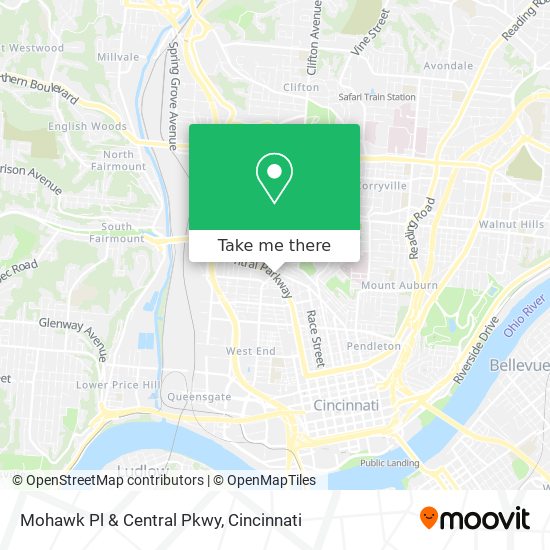 Mapa de Mohawk Pl & Central Pkwy