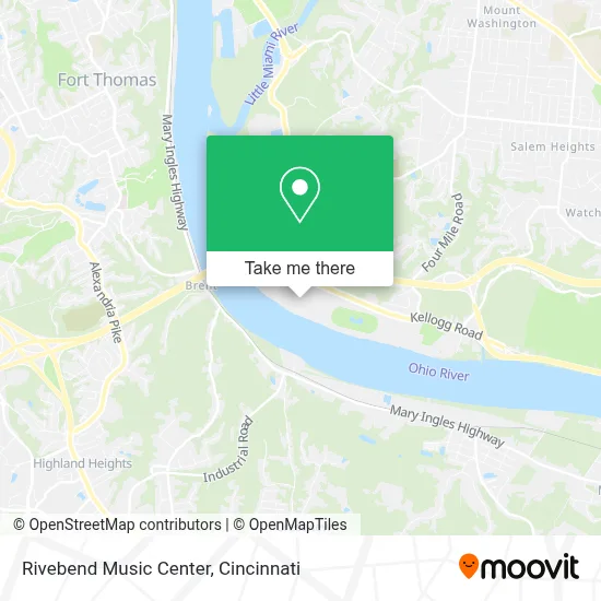 Rivebend Music Center map