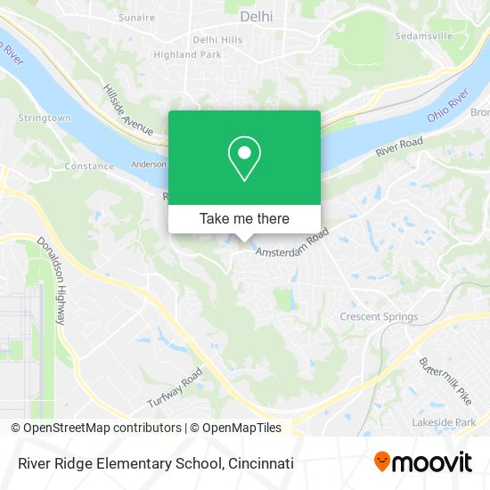 River Ridge Elementary School map