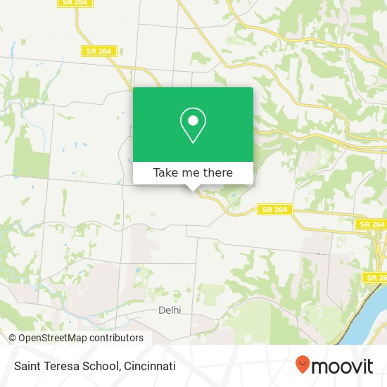 Mapa de Saint Teresa School