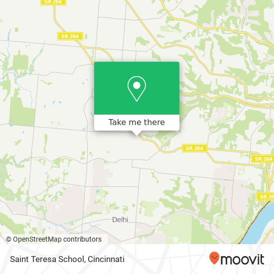 Saint Teresa School map