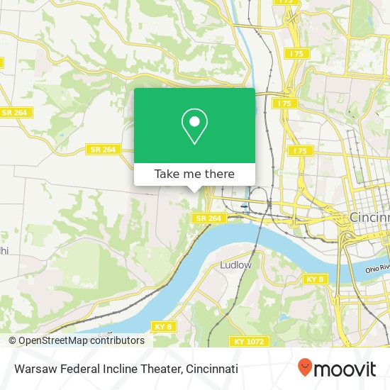 Mapa de Warsaw Federal Incline Theater