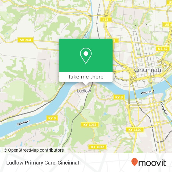 Ludlow Primary Care map