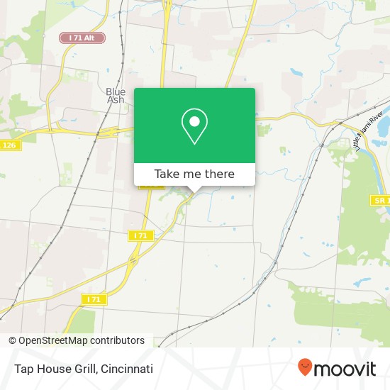 Tap House Grill map