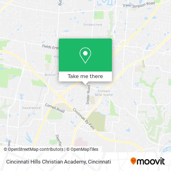 Cincinnati Hills Christian Academy map