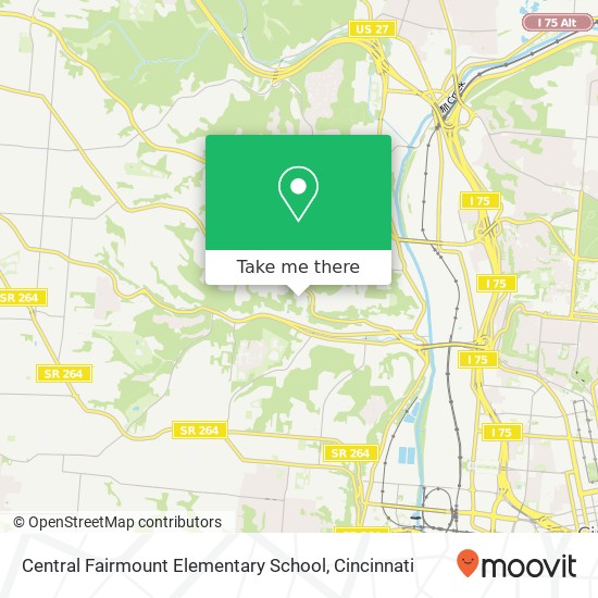 Central Fairmount Elementary School map