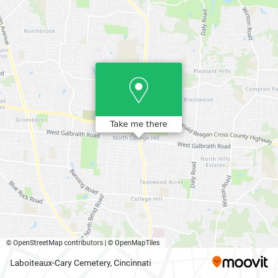 Laboiteaux-Cary Cemetery map