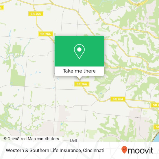 Western & Southern Life Insurance map